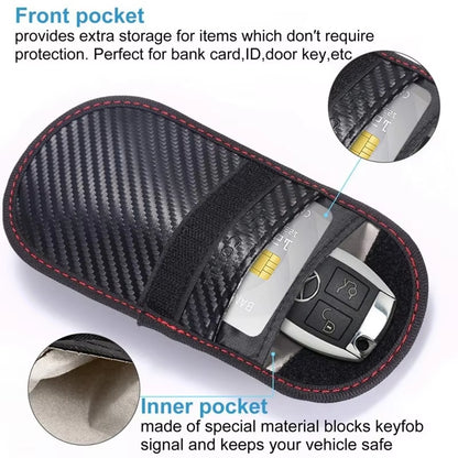 Car Key Signal Blocker Case Faraday Cage Fob Pouch 