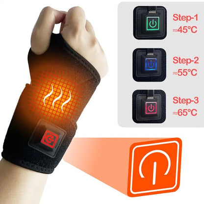 Heating Wrist Protector Breathable Support Sleeve 