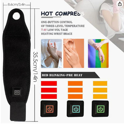 Heating Wrist Protector Breathable Support Sleeve 