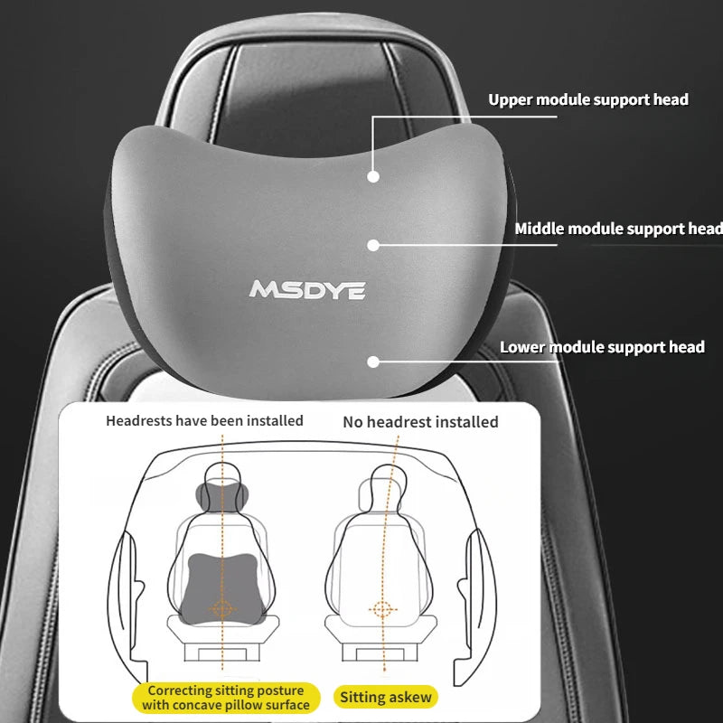 Car Headrest/Lumbar Support Pillow 