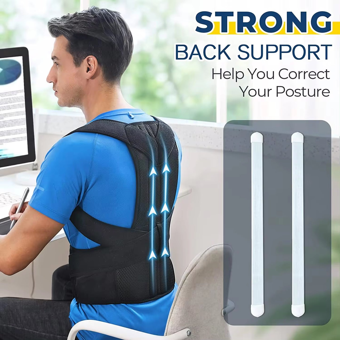 New Upper Back Posture Corrector Posture Clavicle Support 