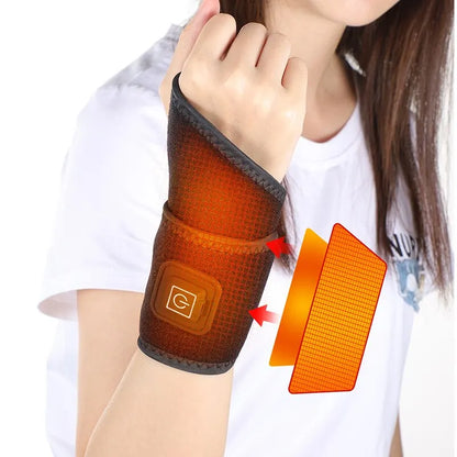 Heating Wrist Protector Breathable Support Sleeve 