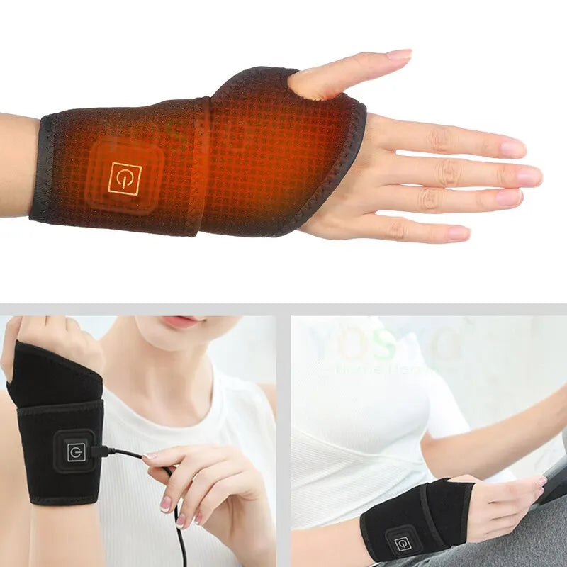 Heating Wrist Protector Breathable Support Sleeve 