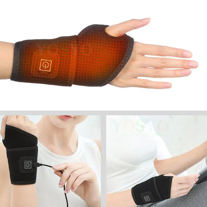 Heating Wrist Protector Breathable Support Sleeve 