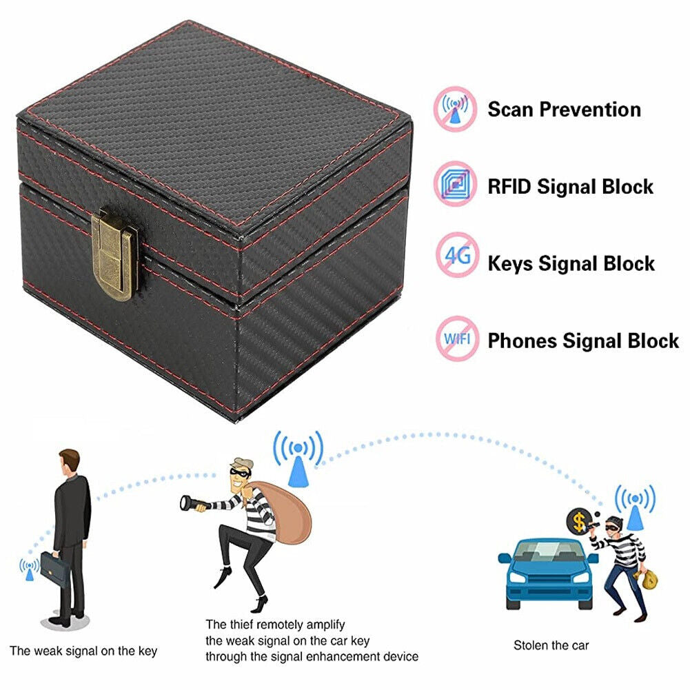 Car Key Keyless Signal Blocker Box Faraday Box anti Theft