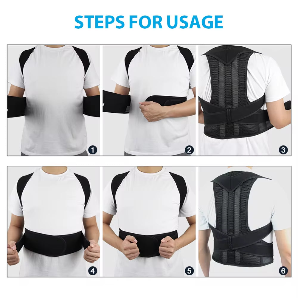 New Upper Back Posture Corrector Posture Clavicle Support 