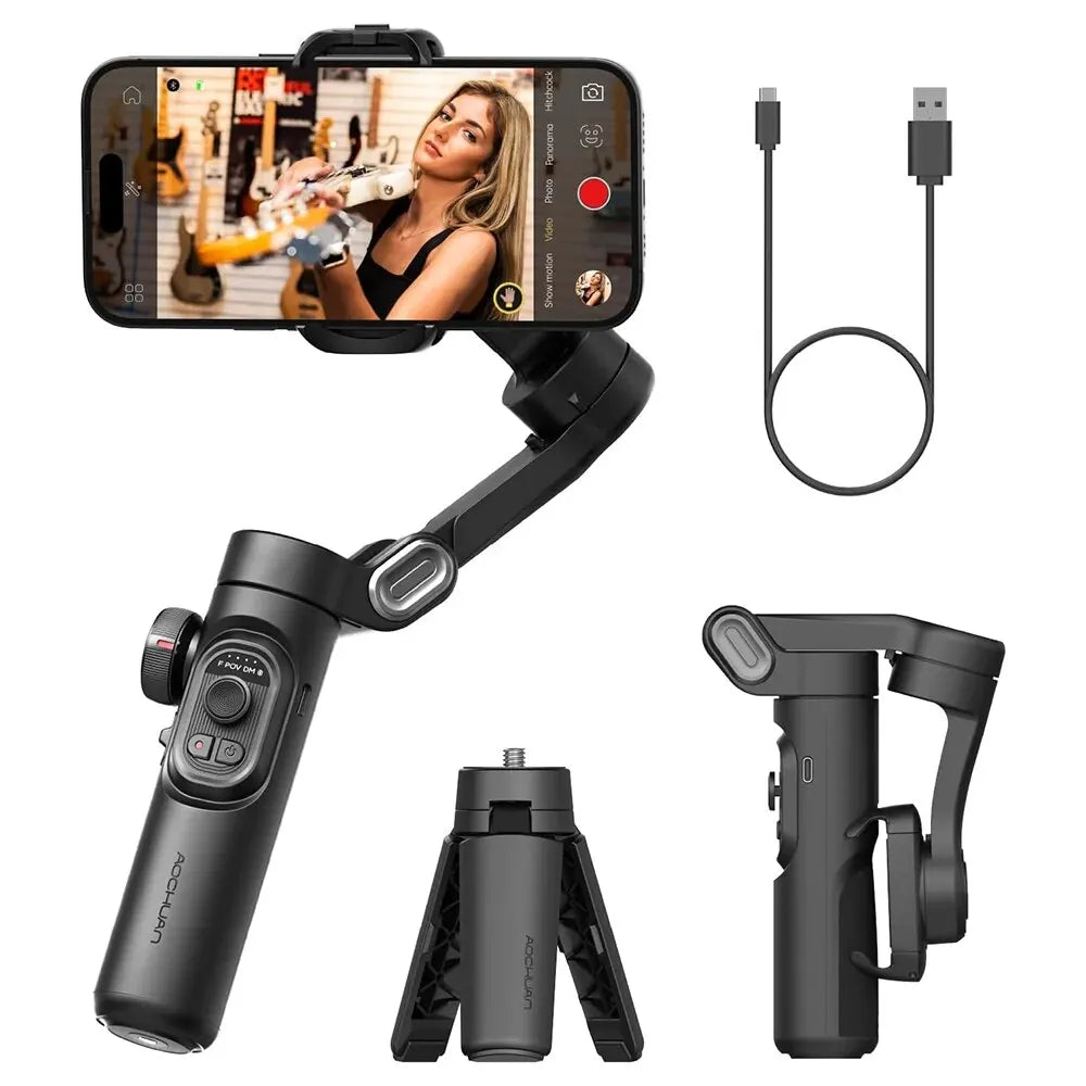 3-Axis Handheld Gimbal Stabilizer for Smartphones