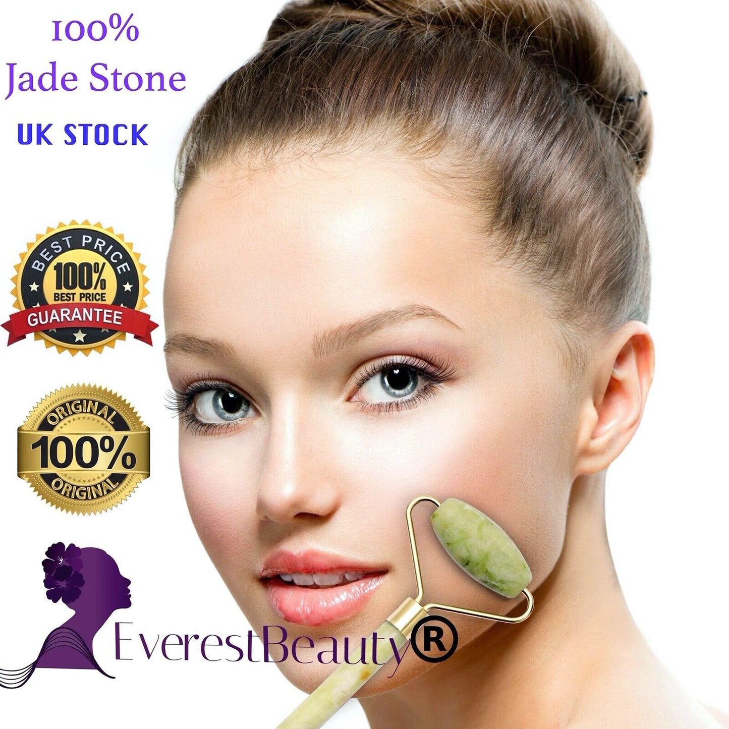 Jade Face Massage Roller Beauty Tool